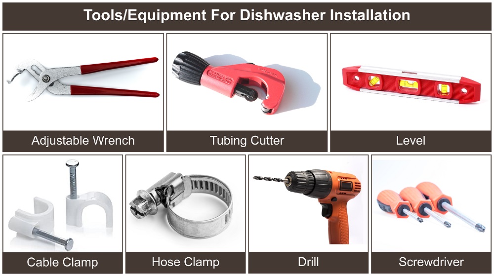Dishwasher Installation Tools & Equipment