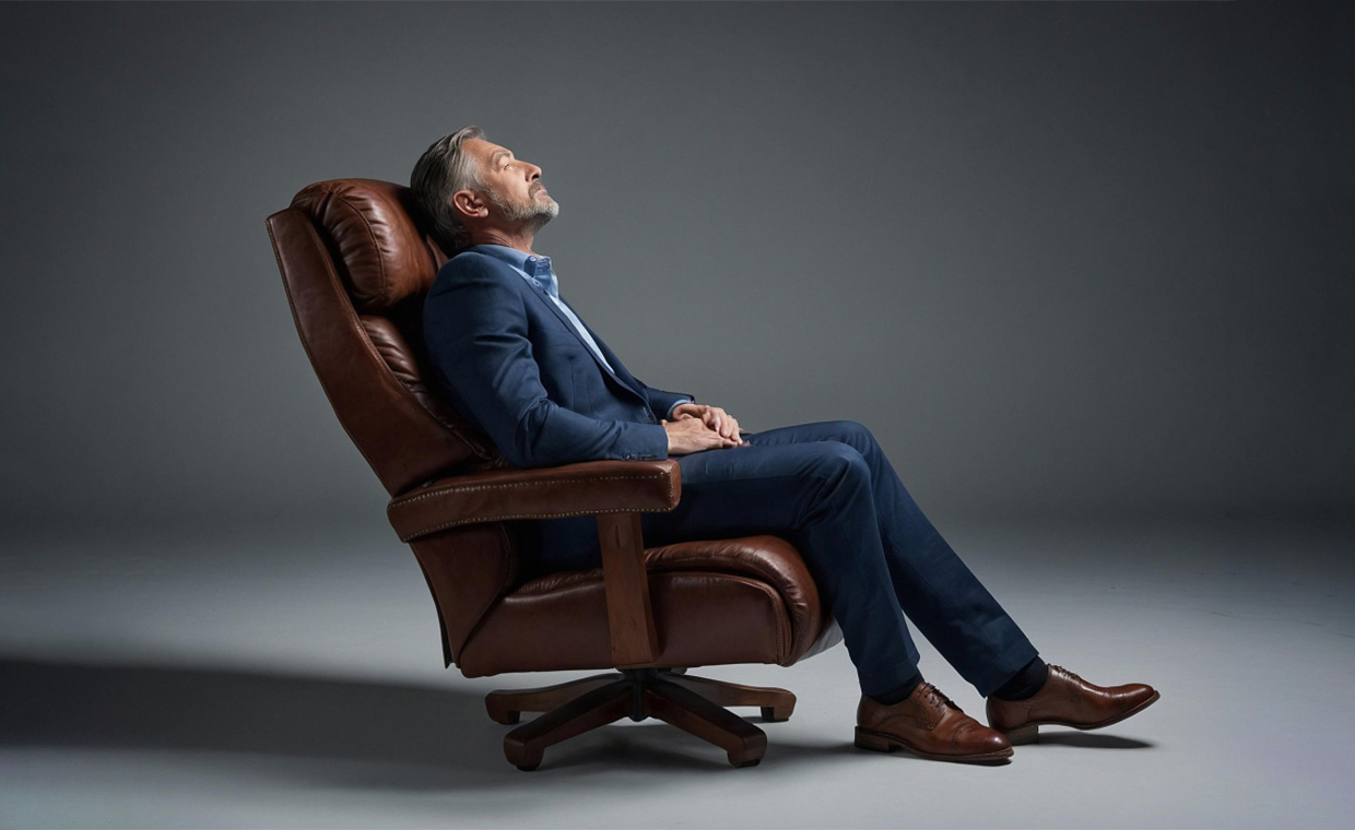 How to Keep from Sliding Out of Your Leather Recliner