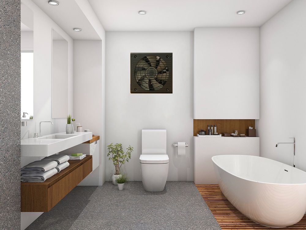 Install The New Bathroom Exhaust Fan Grille Install The New Bathroom Exhaust Fan Grille