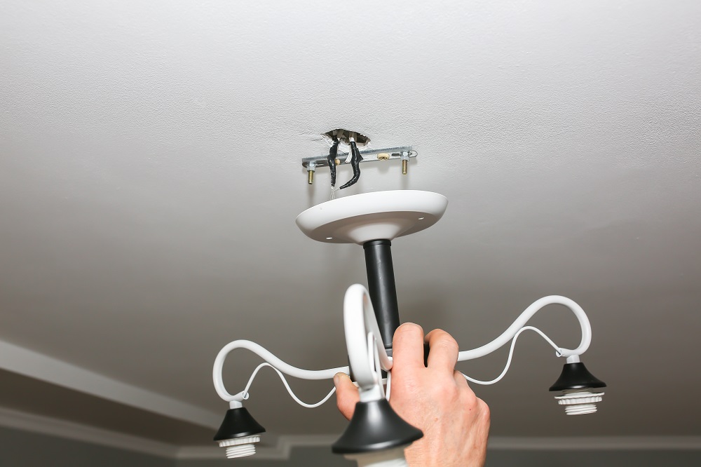 Install the New Lights Fixture