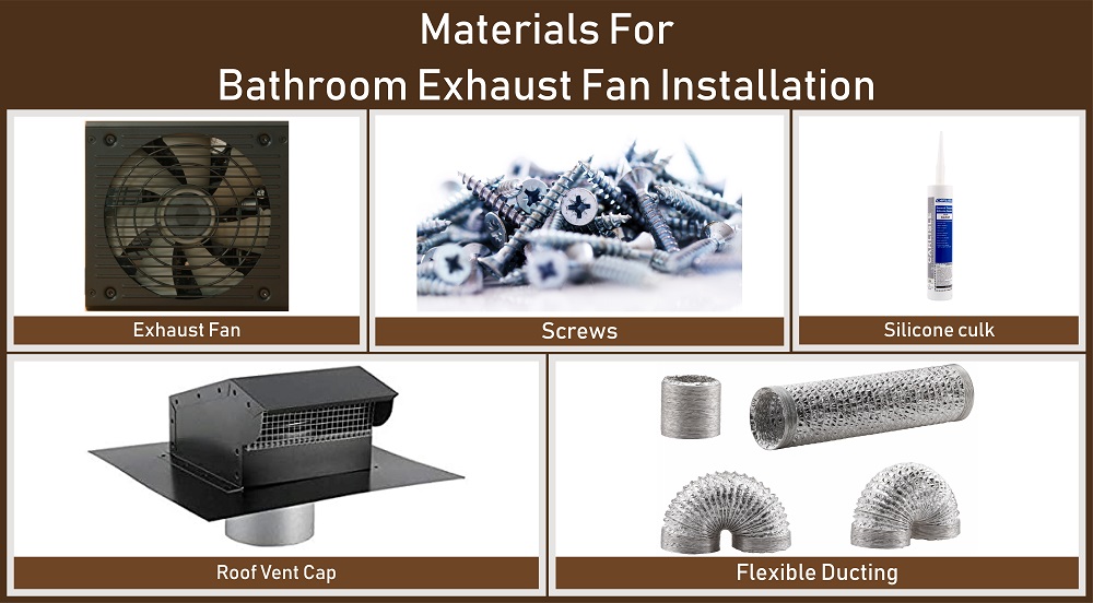 Materials Required For Bathroom Exhaust Fan Installation Materials Required For Bathroom Exhaust Fan Installation