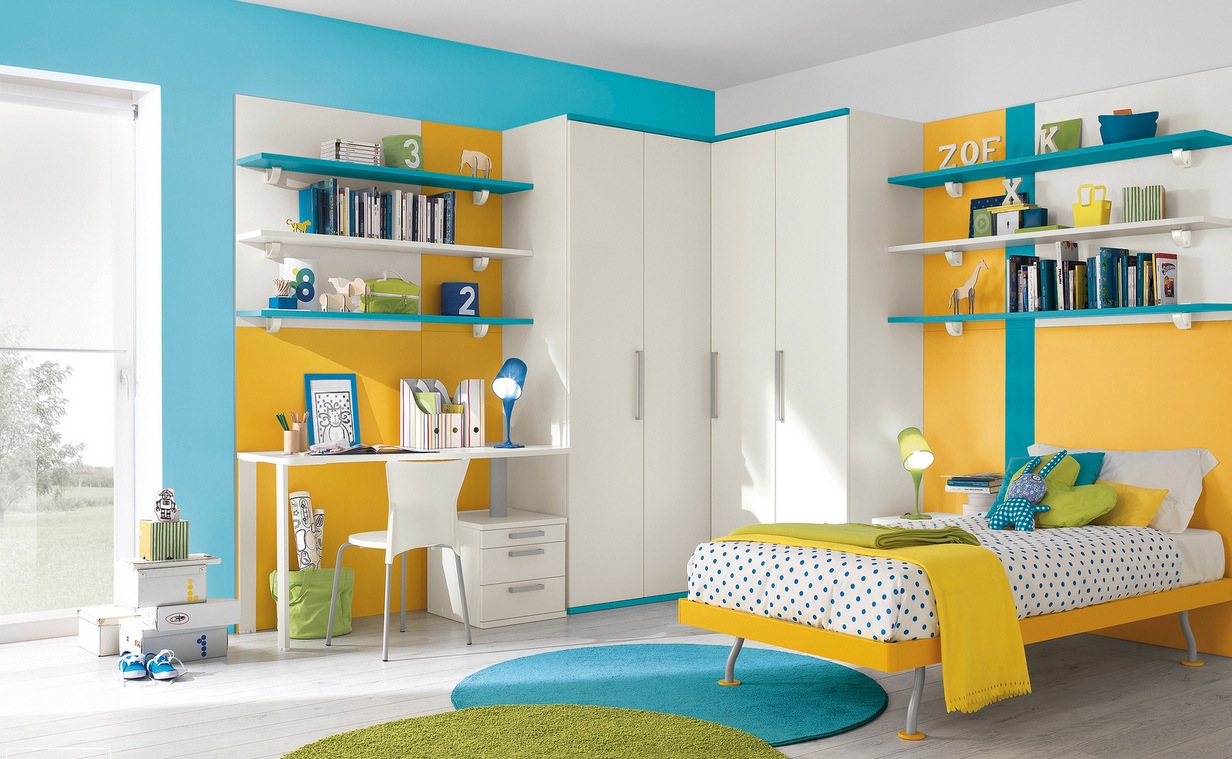 Radiant Yellow and Sky Blue Radiant Yellow and Sky Blue