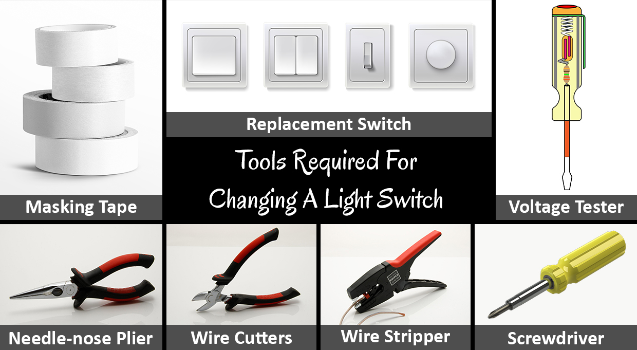 Tools Needed For Changing A Light Switch Tools Needed For Changing A Light Switch