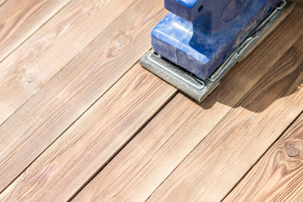 Wire Brushed Flooring Preparation