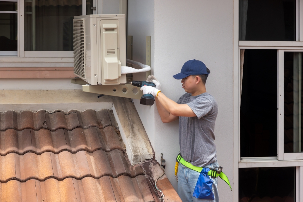 Installation of AC Bracket