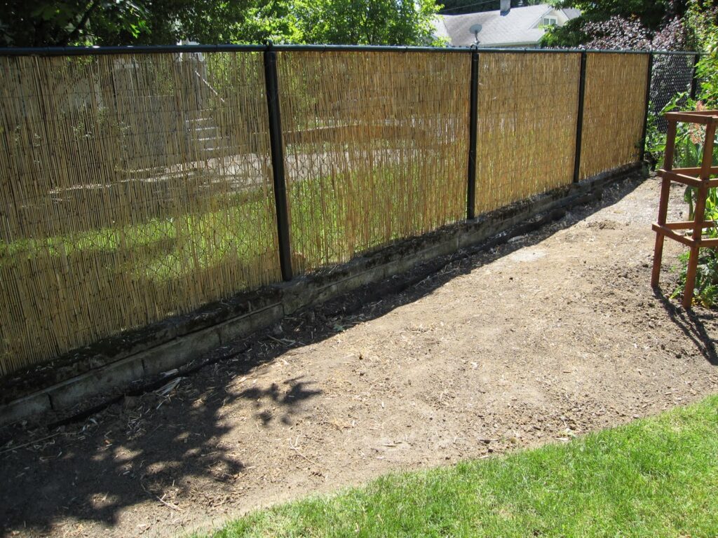 Reed Screens Chain Link Fence Reed Screens Chain Link Fence