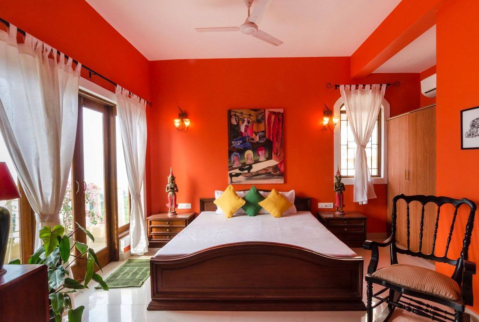 Orange Color for Bedroom walls Orange Color for Bedroom walls