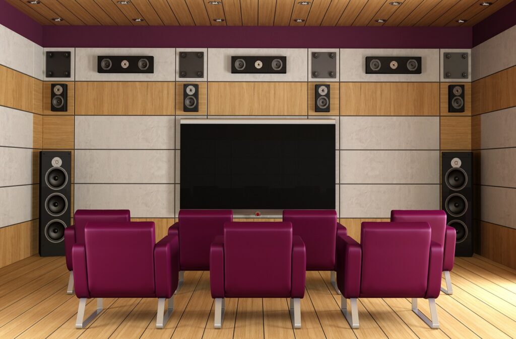 Sound System in Home Theatre