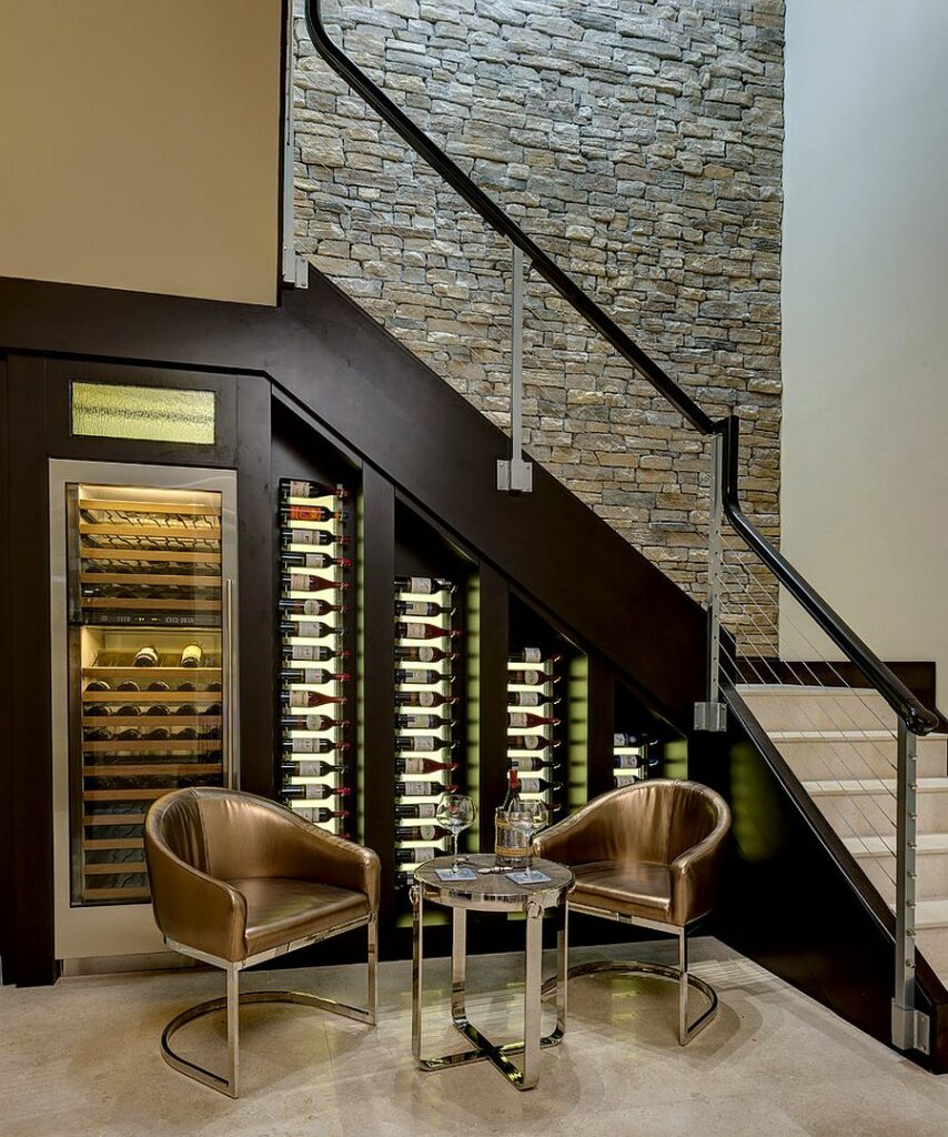 Built-in staircase bar Built-in Staircase Bar