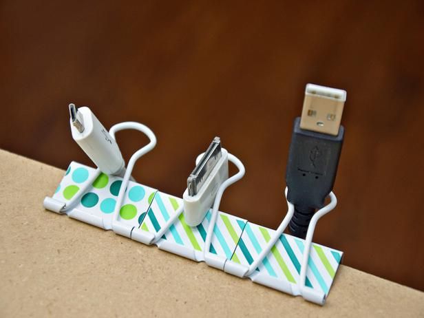 Chords Organized With Binder Clips Chords Organized With Binder Clips