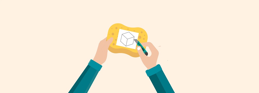 Cutting the three diamond shapes