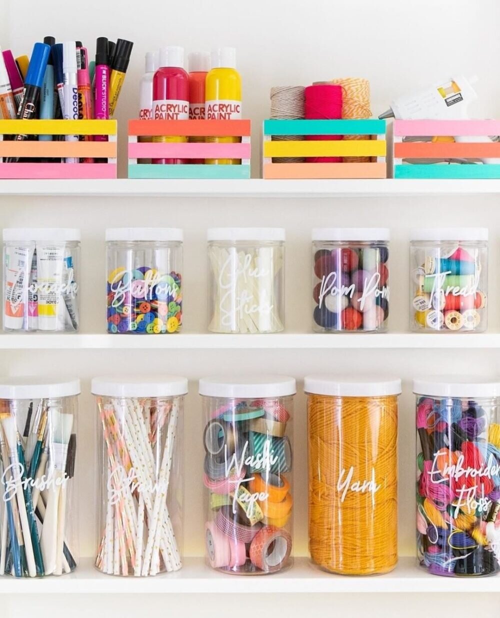 Food Jars = Office Supply Holders Food Jars = Office Supply Holders