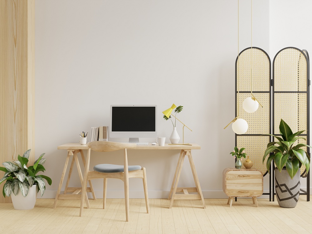 Mid Century Modern Study Room
