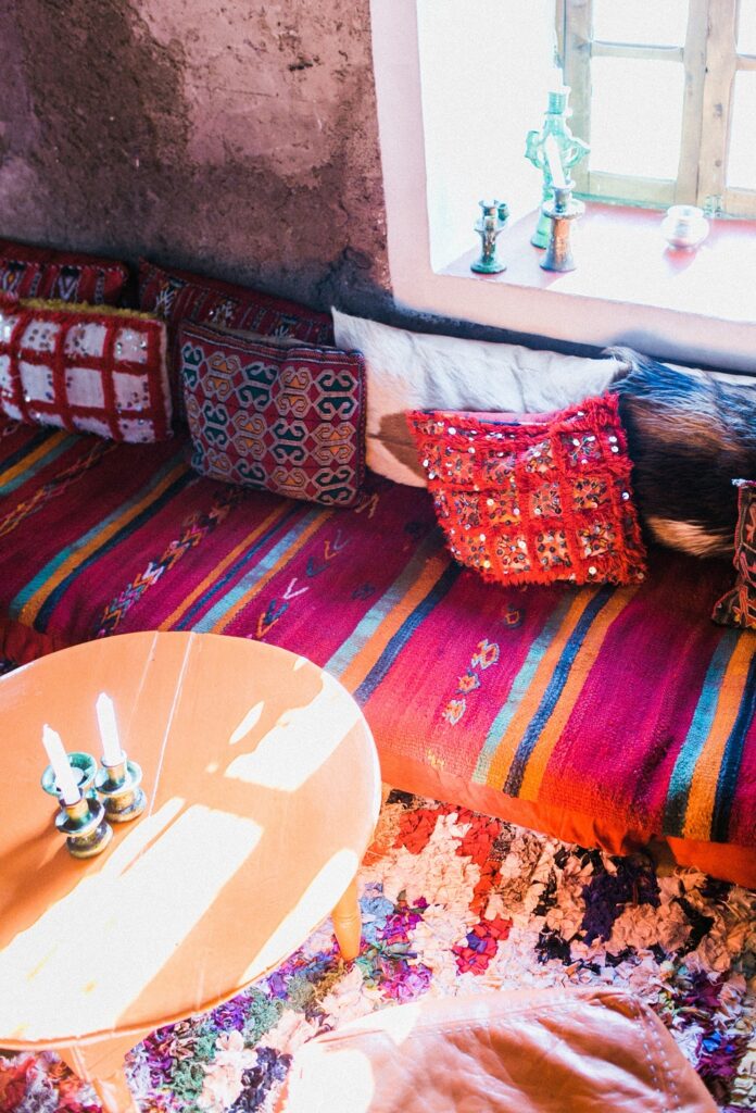 Romany style living room sitting