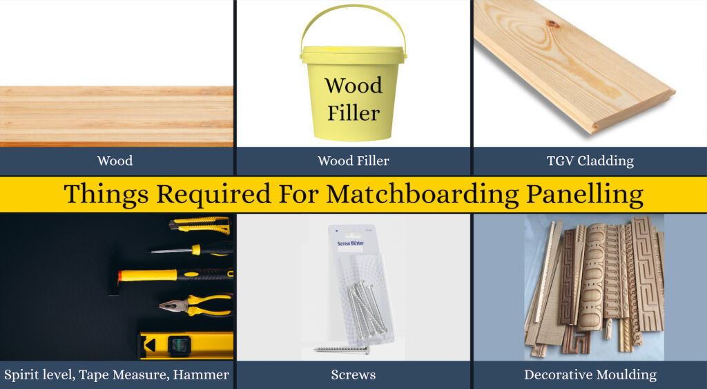 Things Required for Matchboarding Paneling