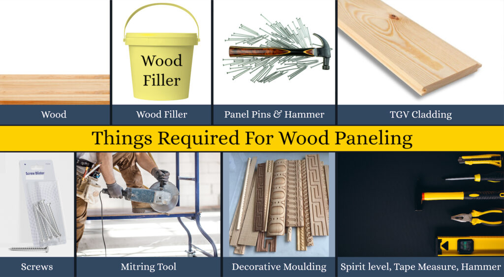 Things Required to Install Wood Paneling