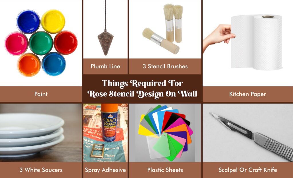 Things required for DIY rose wall Things required for DIY rose wall