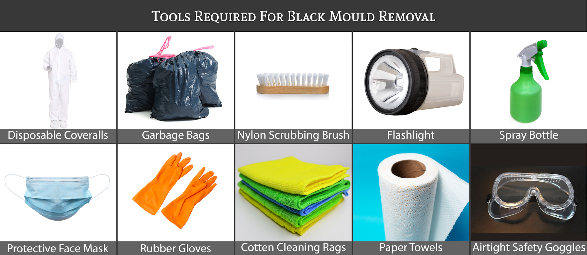 Tools For Black Mould Removal Tools For Black Mould Removal