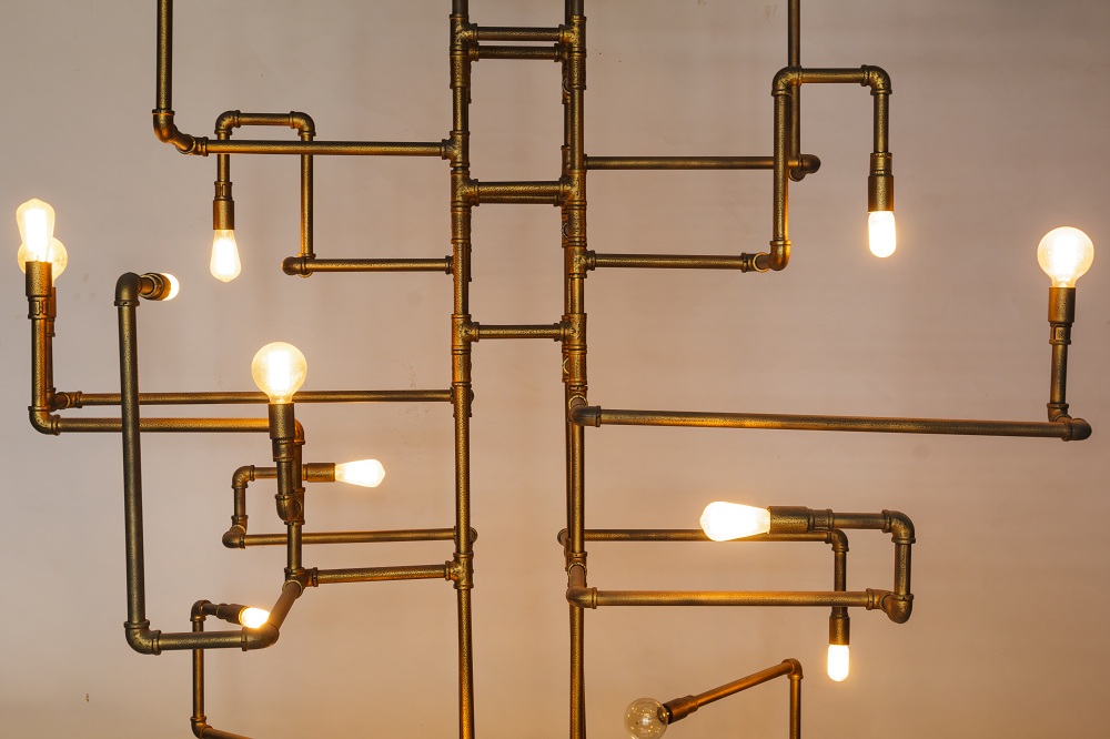Industrial inspired design for external wall decor Industrial inspired design for external wall decor