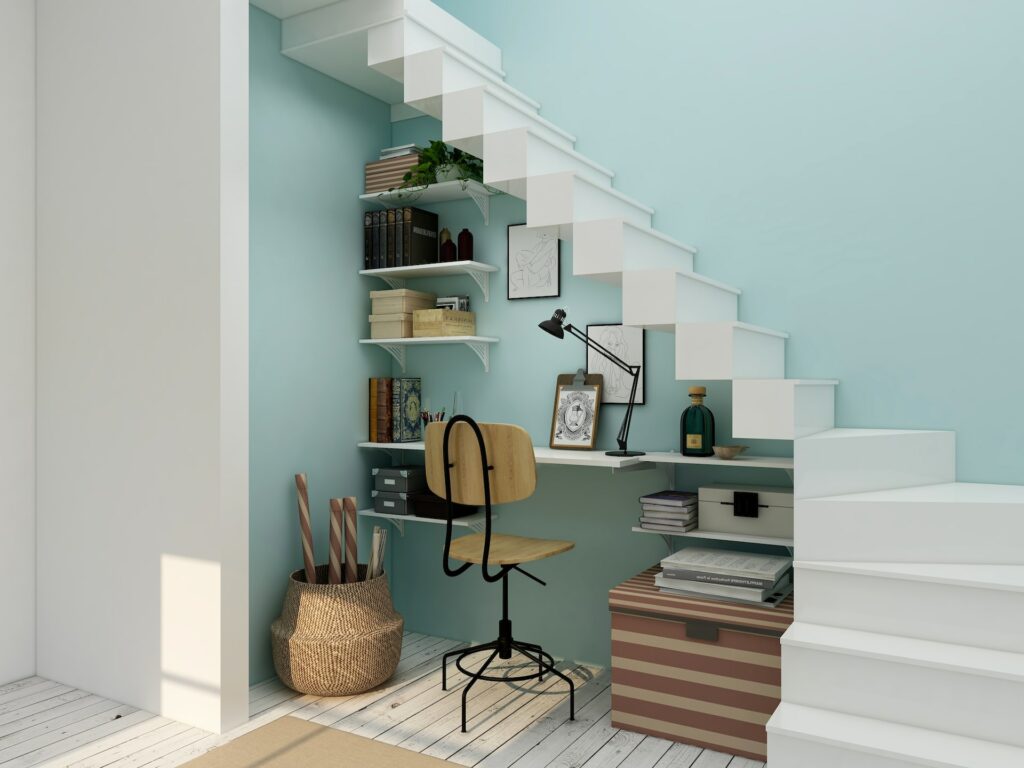 Productive Home Office Design Tip: Make Use of Your Landing