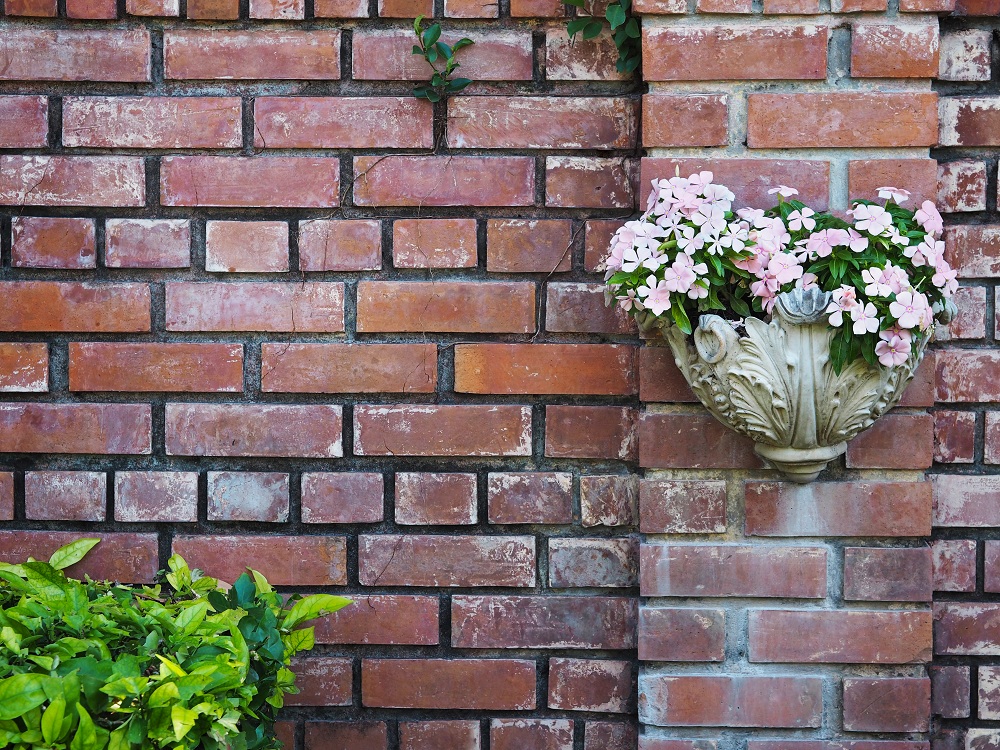 Vintage piece as outdoor wall decor Vintage piece as outdoor wall decor