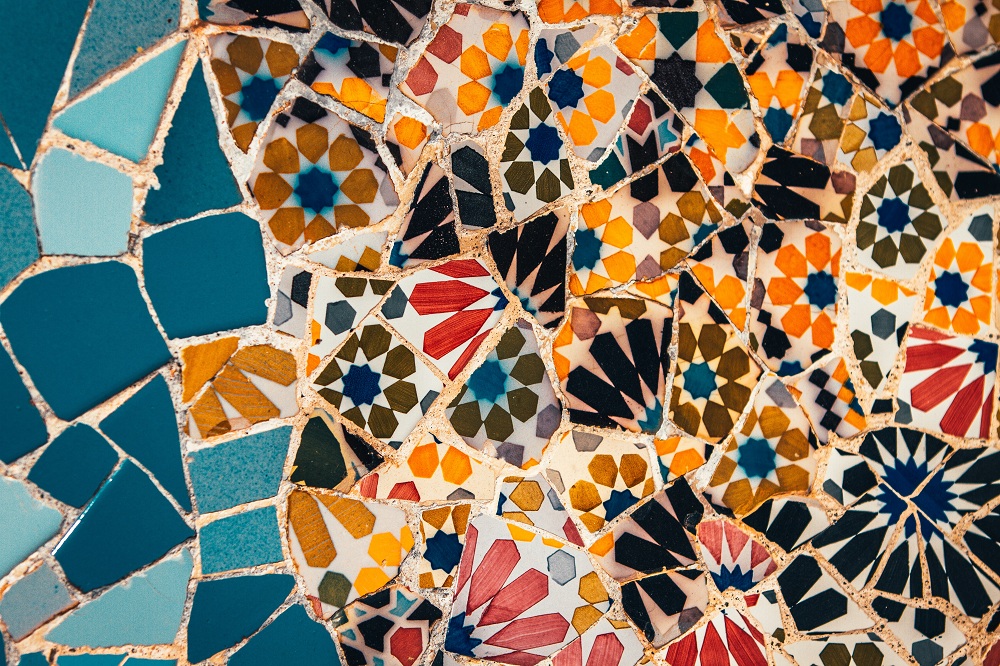 Mosaic external wall decor Mosaic external wall decor