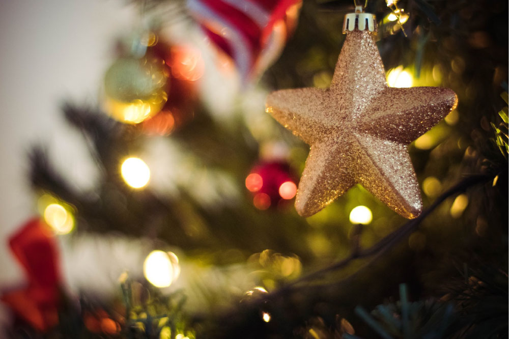 A Star on the Christmas Tree