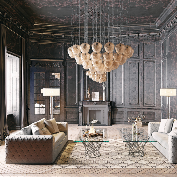 Ambient Lighting & Fixture enhancing Gothic interiors Ambient Lighting & Fixture enhancing Gothic interiors