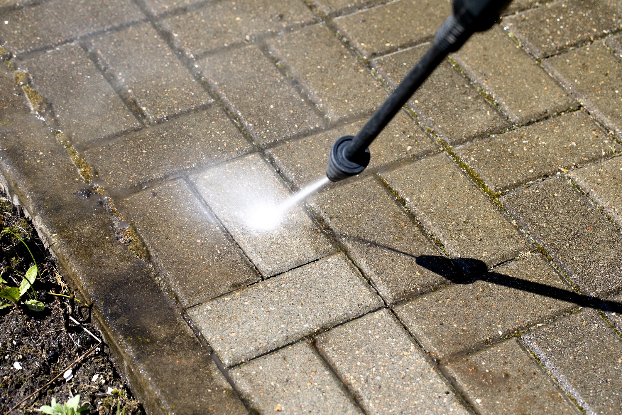 Cleaning The Patio