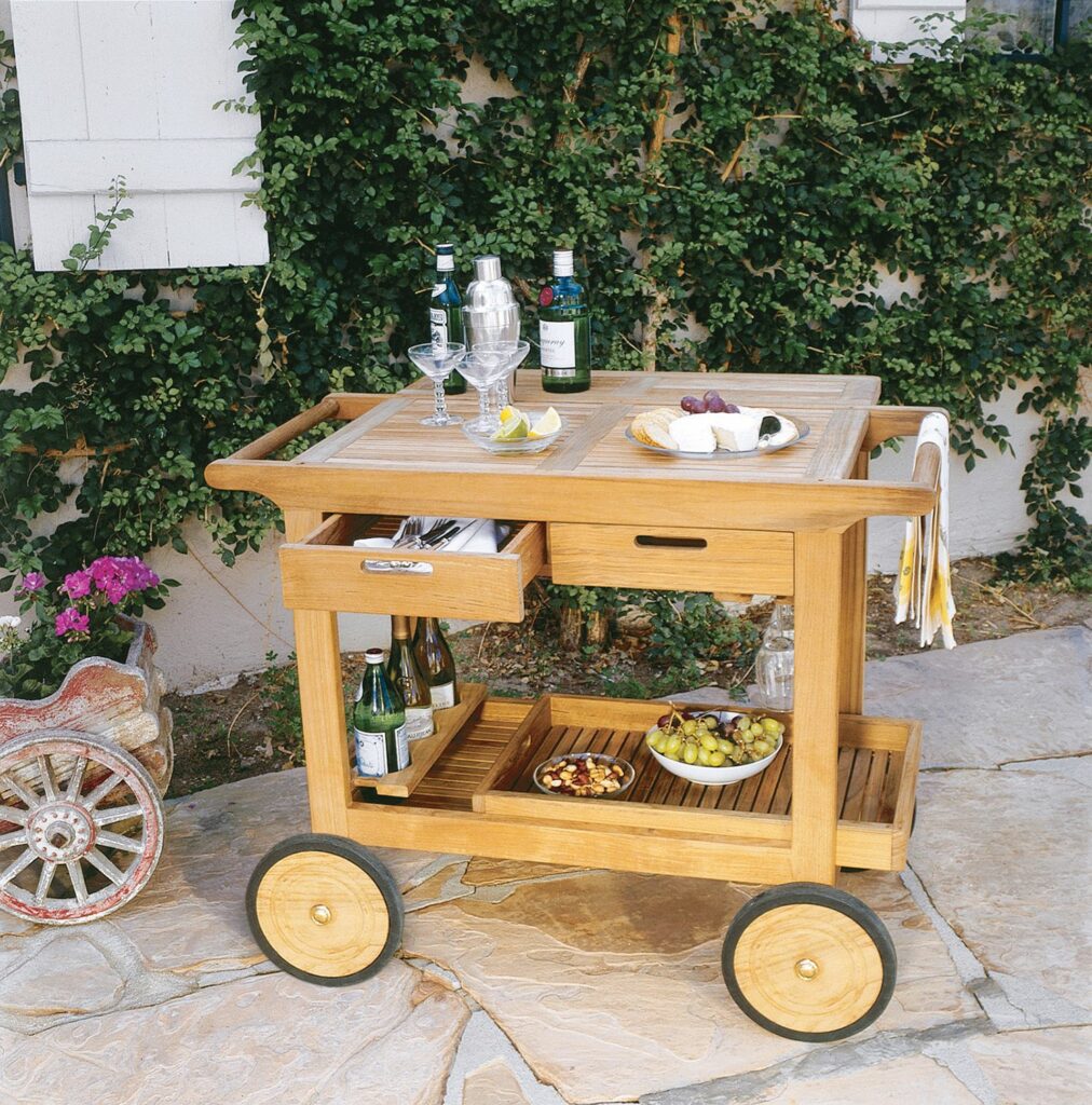 Create bold statement with bar cart Create bold statement with bar cart