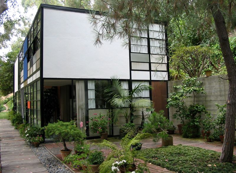 Exterior of Eames House Exterior of Eames House