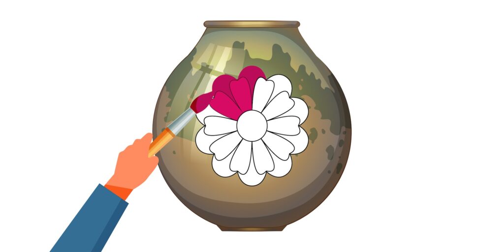 Add Pink Colour to Petals Add Pink Colour to Petals