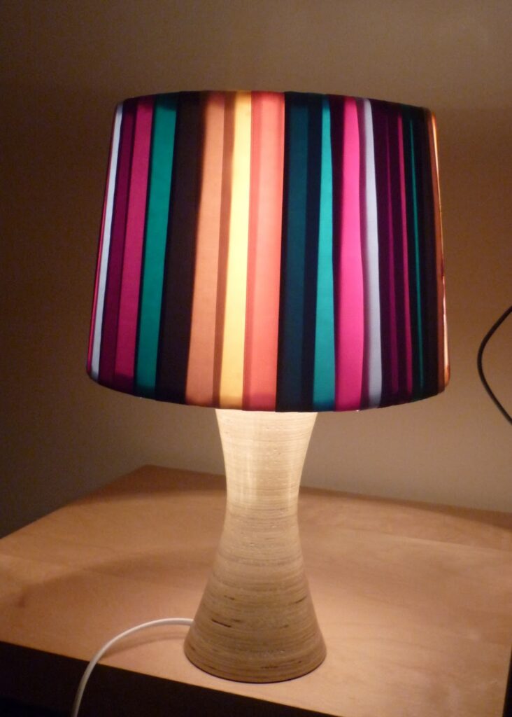 Lamp Revamp with Ribbon