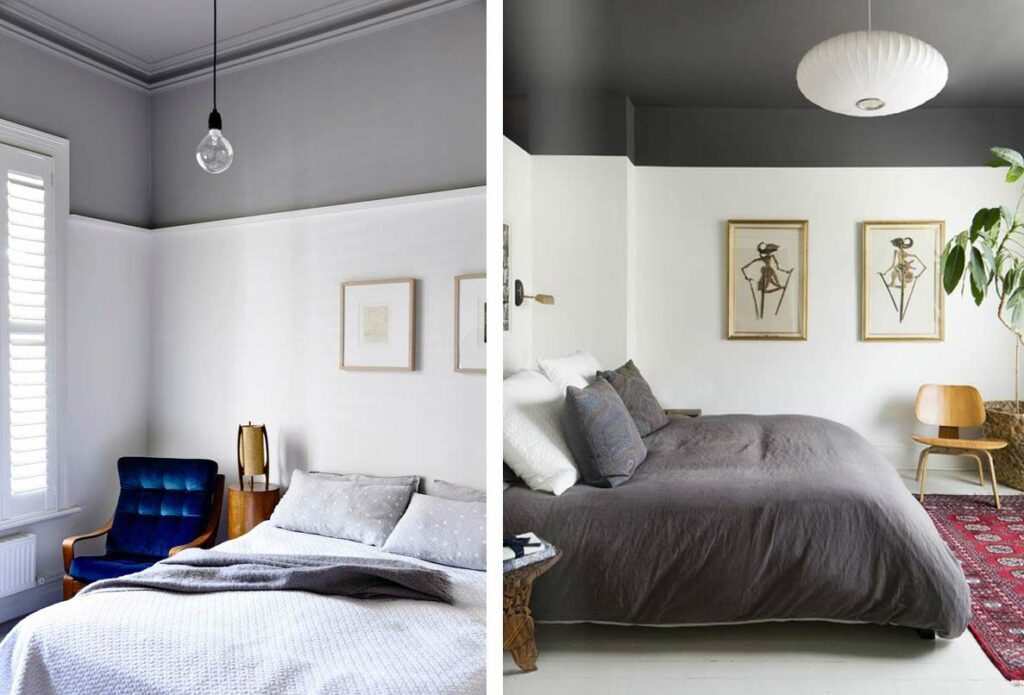 Make high ceiling look lower