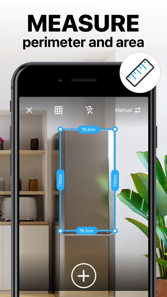Measure Area using Scanner App