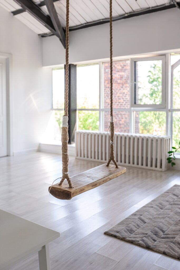 Morning Swing Inside Home