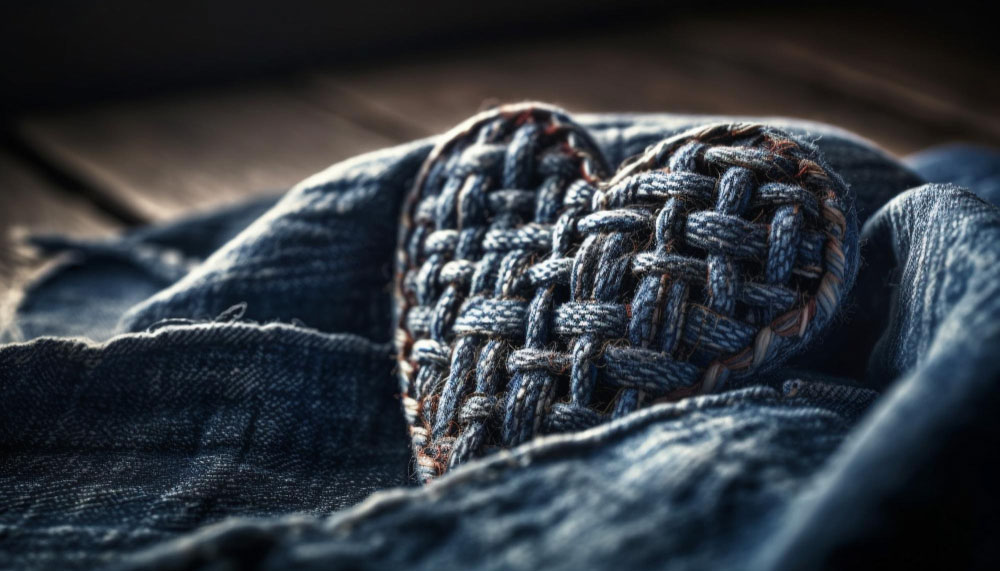 Ornaments out of Denim