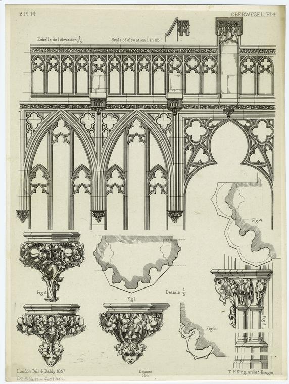 Ornate Decorations of gothic design Ornate Decorations of gothic design