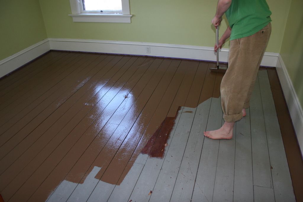Painting Floorboards