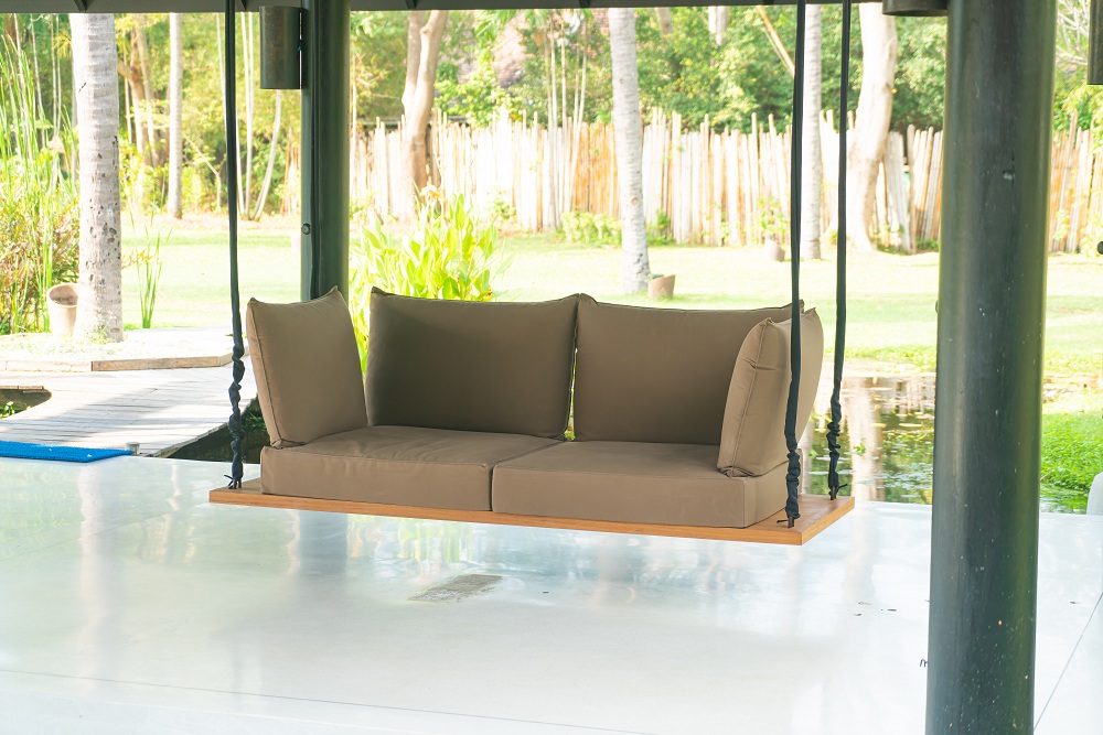 Partying Patio Swing Inside Home