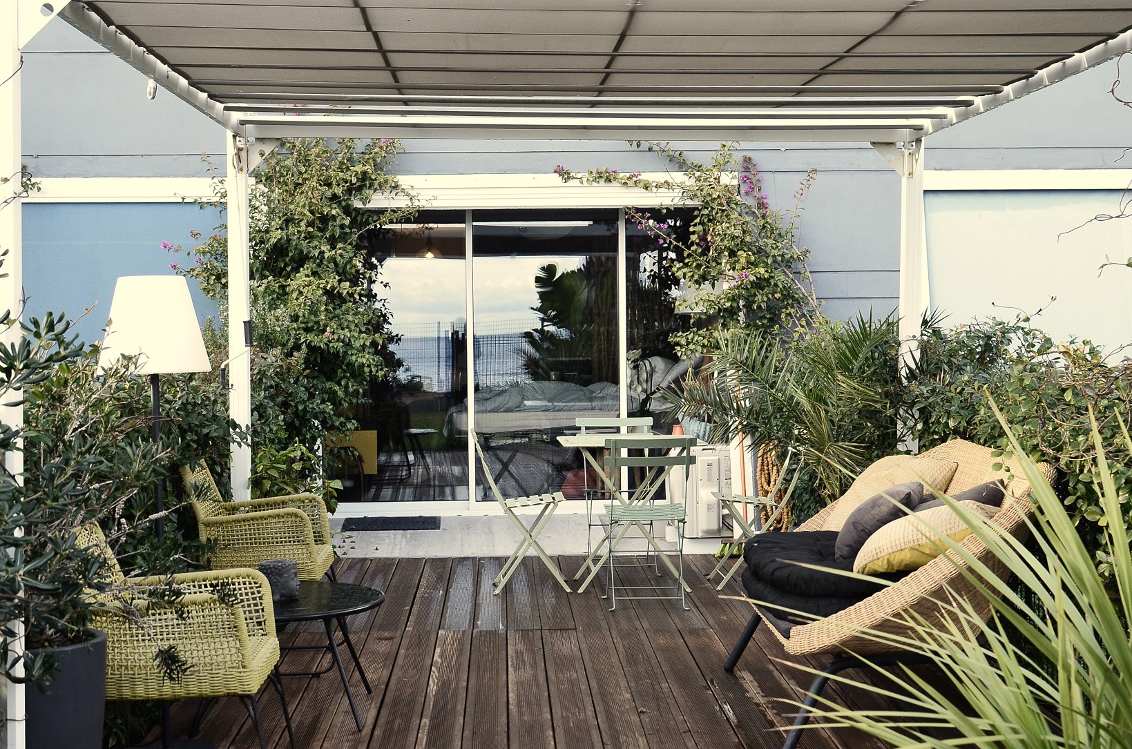 Pergola with Greens
