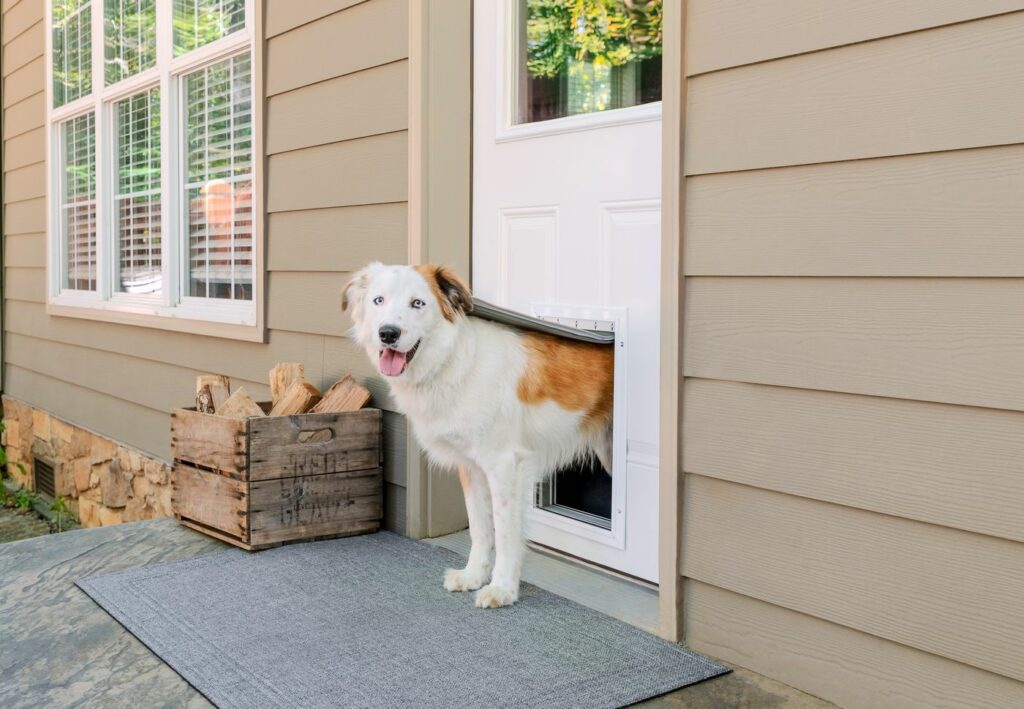 Pet Door on exterior door