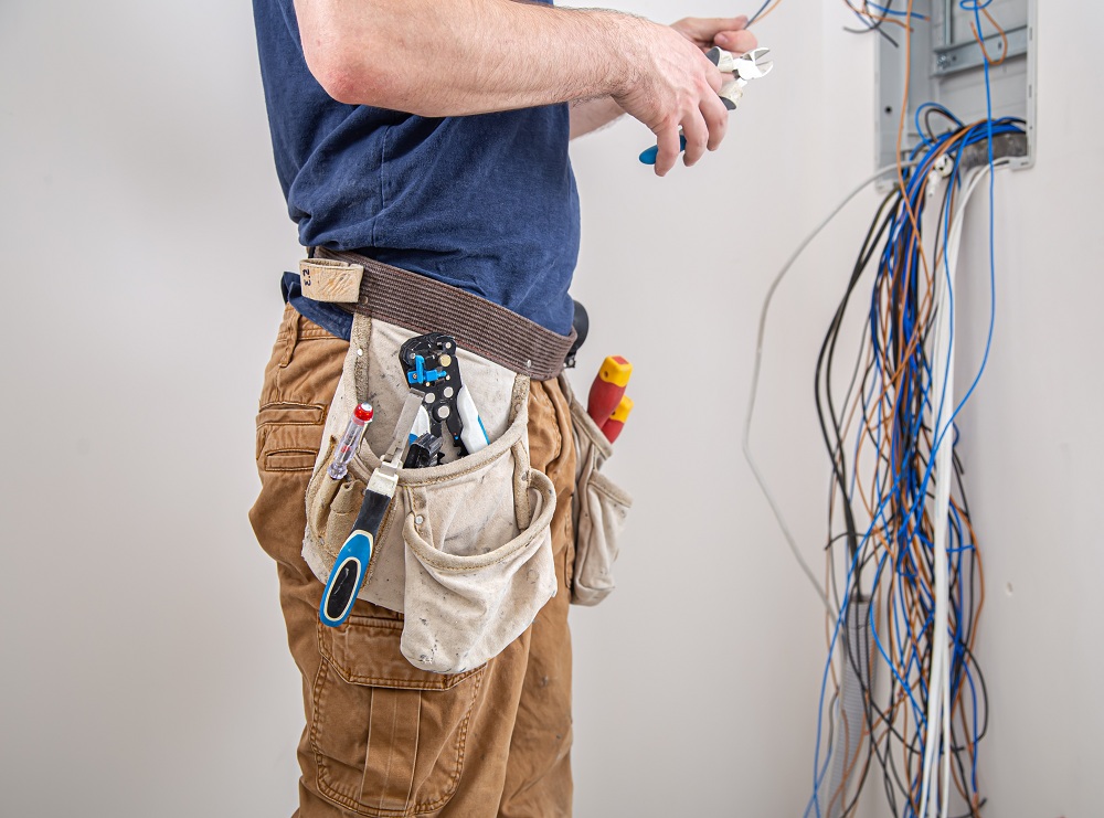 Pulling Out Wires For Connection Pulling Out Wires For Connection