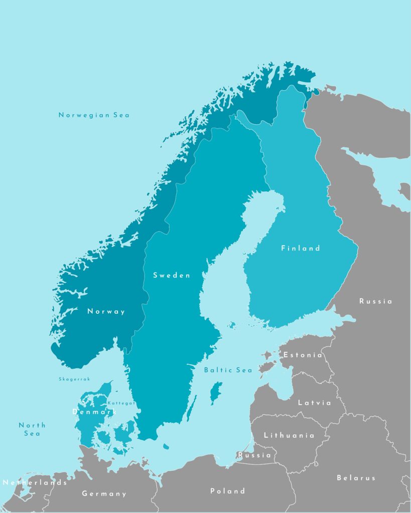 Scandinavia map