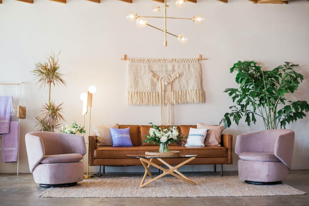 Scandinavian style living room decor
