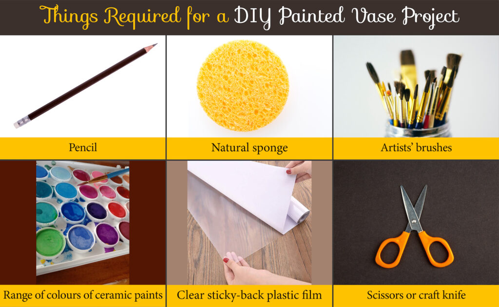 Things Required for a DIY Painted Vase Project Things Required for a DIY Painted Vase Project