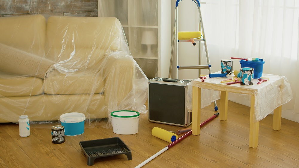 Things required to paint chequerboard floor Things required to paint chequerboard floor