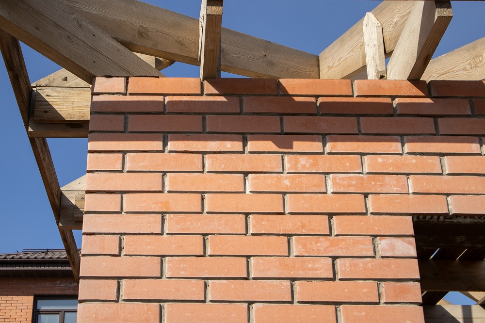 Engineering brick load bearing wall