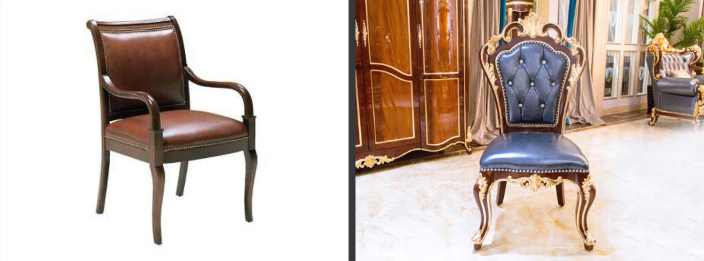 Features of traditional dining chair
