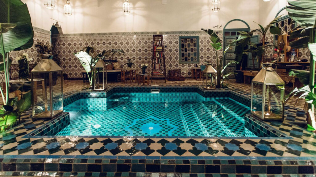 Moroccan indoor pools